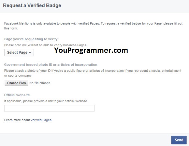 How To Verify Facebook Account and Page With Blue Tick (2017)