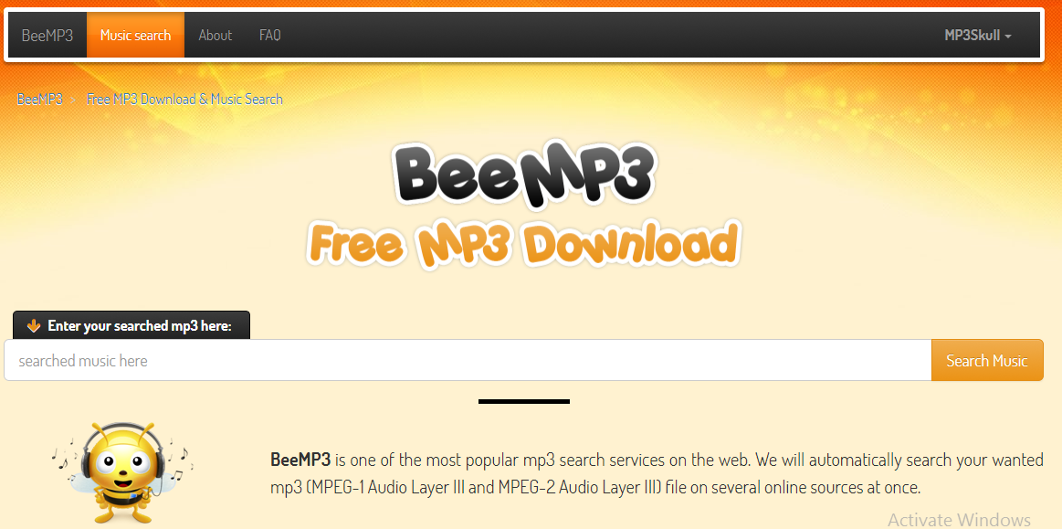 bee mp3 music download site