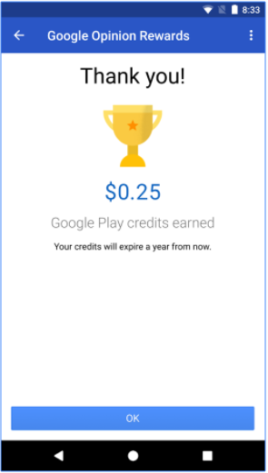 google opinion rewards