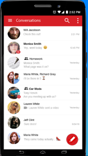 verizon messaging app