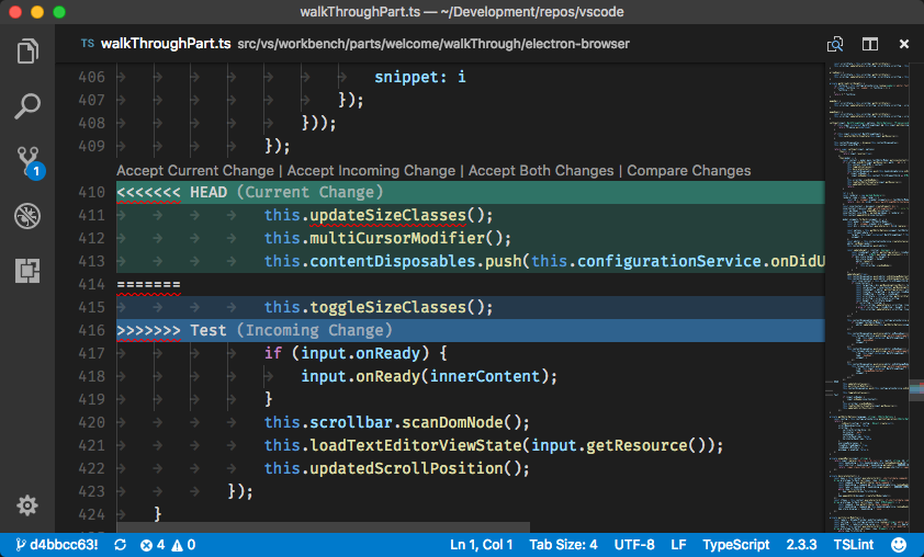 visual studio code web development ide