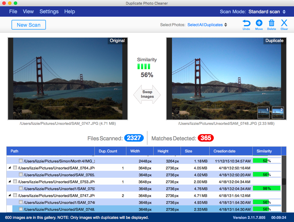 totally free photo duplicate finder