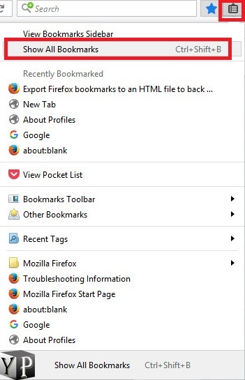 firefox import bookmarks