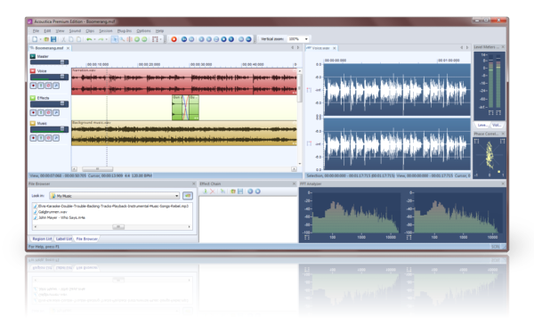advance audio editor software list