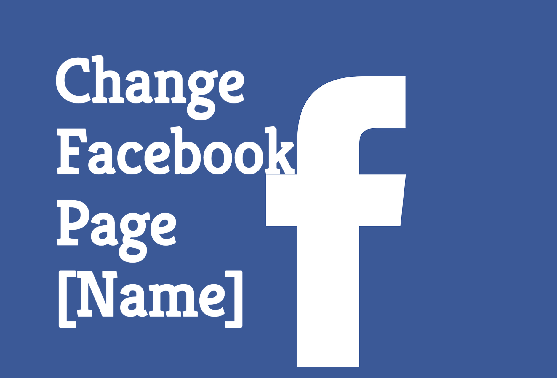 change facebook page name - YouProgrammer