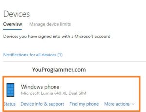 find your lost windows phone
