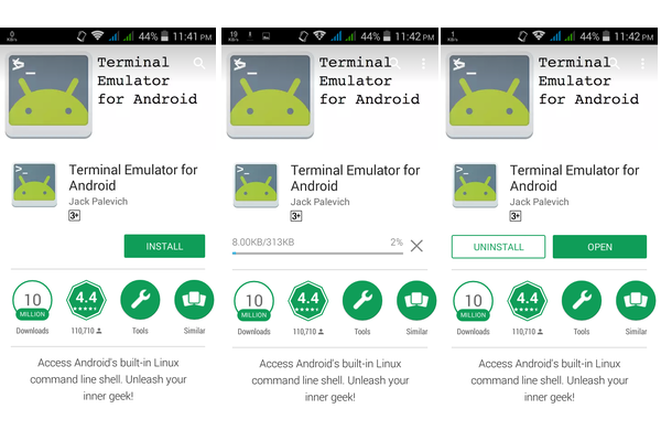 Android Emulator Installing, downloading and Open