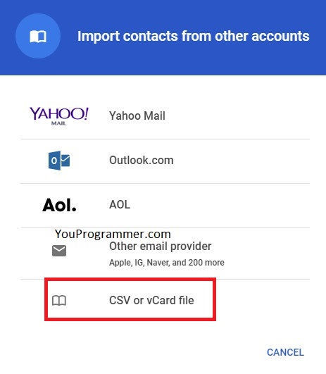 how to make android contacts backup