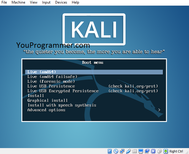 list of all windows kali linux packages