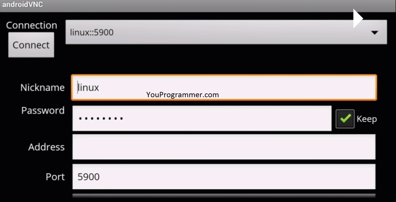 launch linux on android