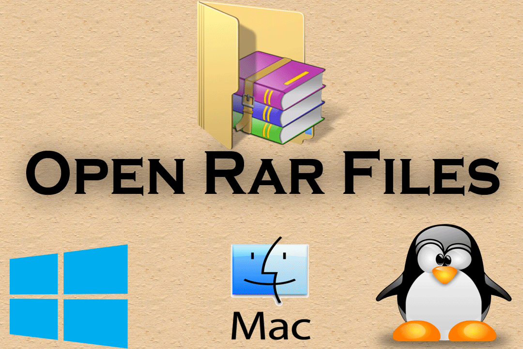 open a rar file in windows 10