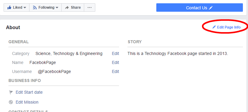 How To Change Facebook Page Name