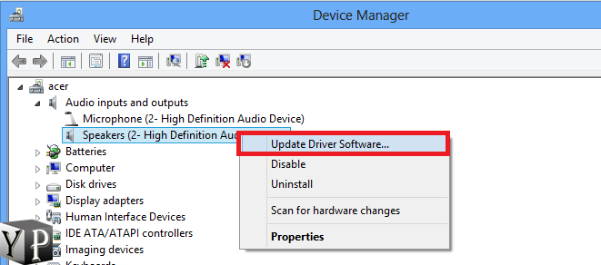 windows 10 sound card driver update