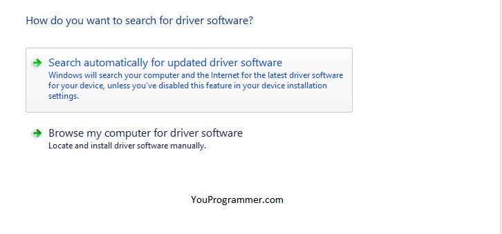 unknown driver failed to install on start up
