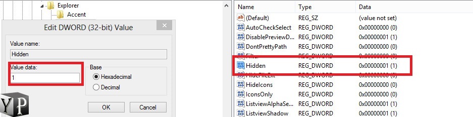 windows 10 show hidden files