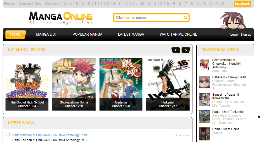 Manga Online site