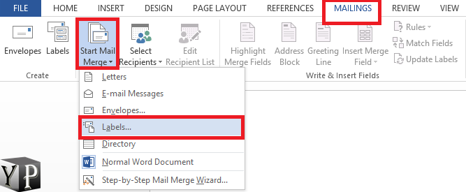how to print address labels from excel speadsheet