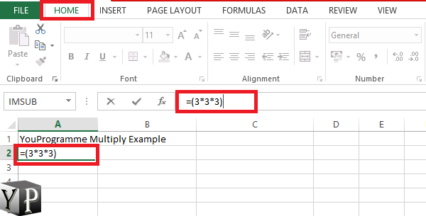 How to multiply in excel spreadsheet youprogrammer