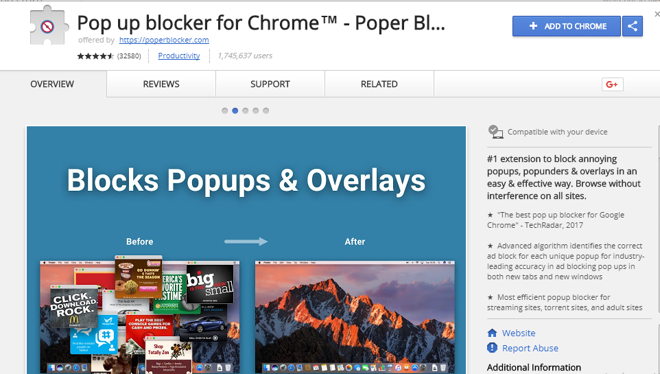 pop up blocker extension