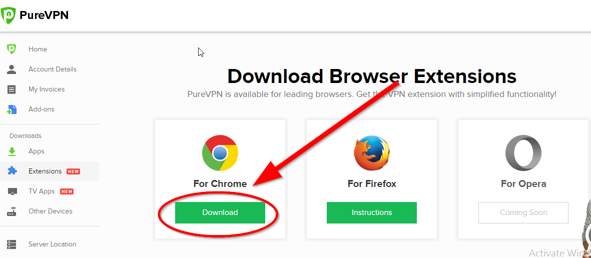 purevpn chrome extension download