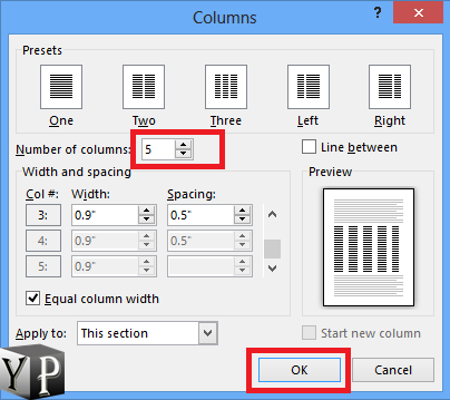 How To Make Columns In Word Document, UpTo 3 Columns