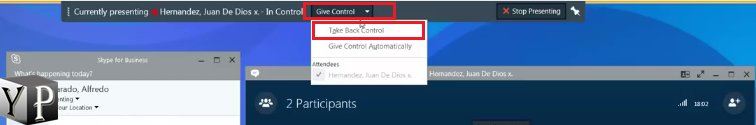 sign in to skype for business remote desktop