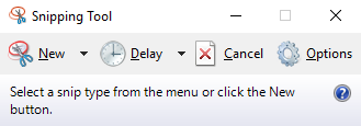 snipping tool windows 10