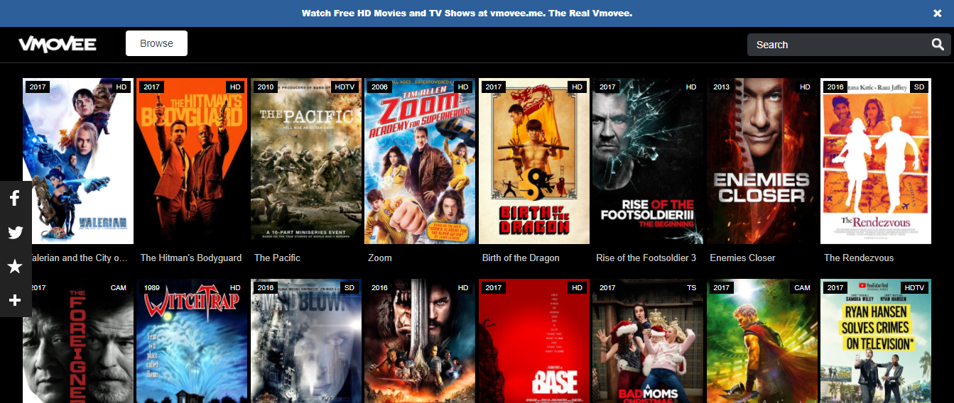 free movie websites