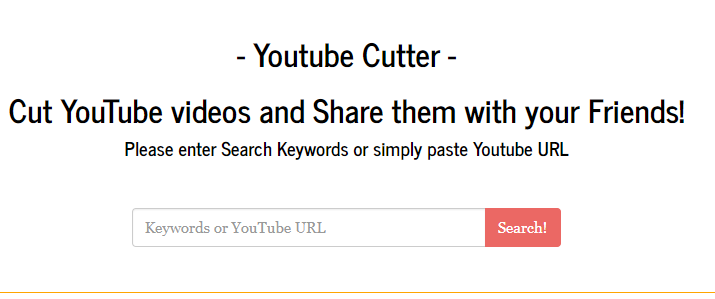 youtubecutter homepage