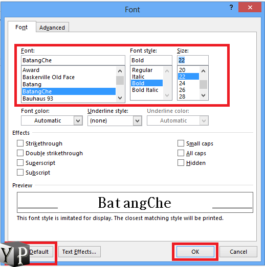 how to reset default settings in word 2016