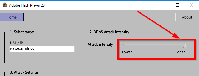 minekraft ddoser attack settings