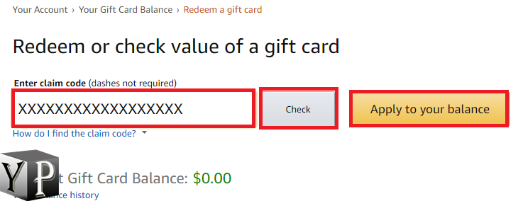 How To Use Amazon Gift Card Claim Code