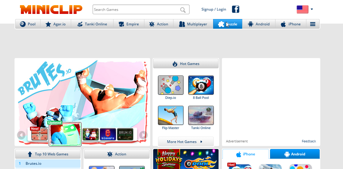 miniclip games sites