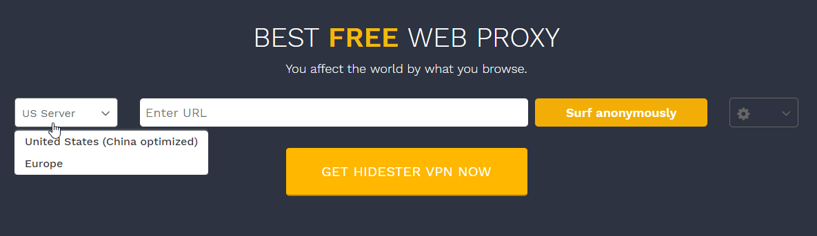 hidester web proxy