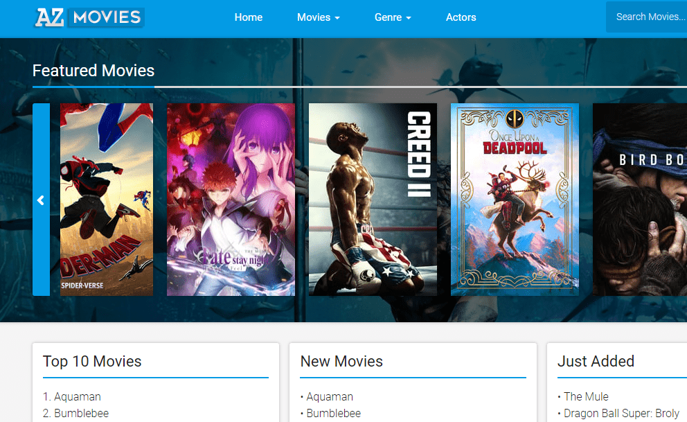 az movies site