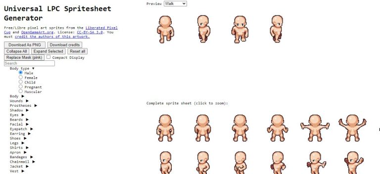 Best Universal LPC Spritesheet Character Generator Alternatives ...