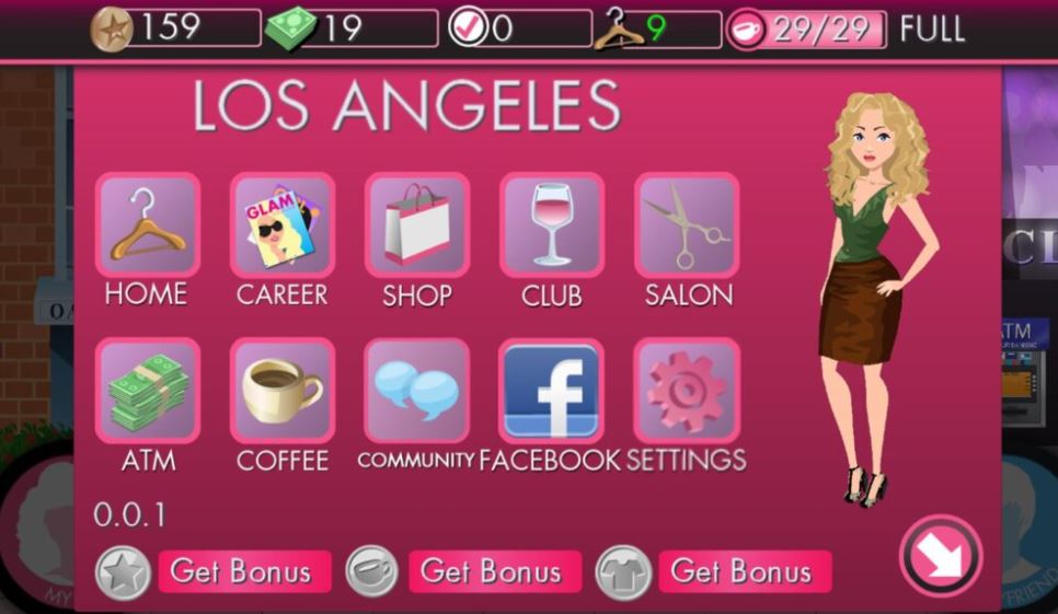 City Girl Life(Mobile Facebook game) 